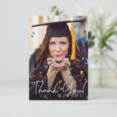 Het moderne Afstuderen van het Manuscript van de F Bedankkaart (Staand voorkant)