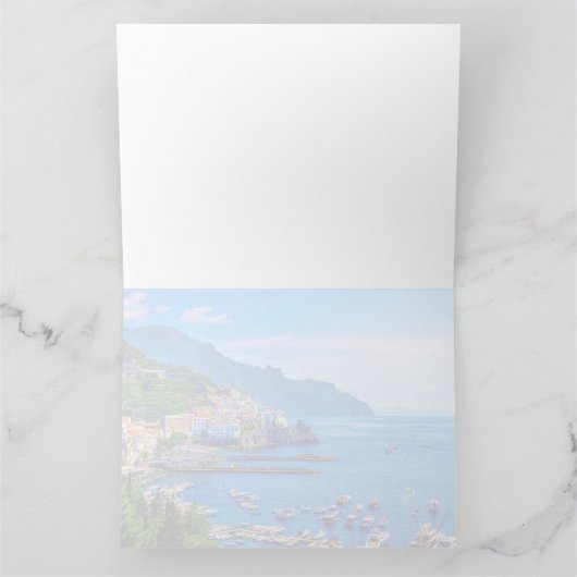 Het moderne Amalfi Italië Europa Art. van de Foto Kaart (Binnen)