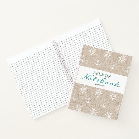 Het moderne Anchor Sermon Notitieboek (Binnen)