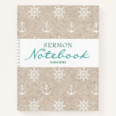 Het moderne Anchor Sermon Notitieboek (Voorkant)