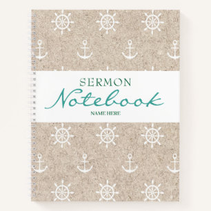 Het moderne Anchor Sermon Notitieboek