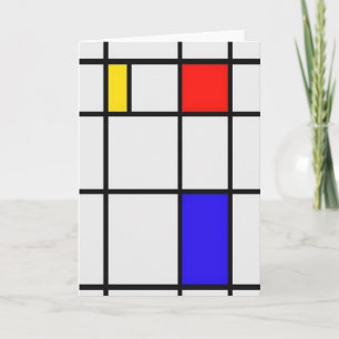 Het Moderne Art. van Piet Mondrian Kaart