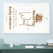 Het moderne Baby shower kunnen we nauwelijks afwac Spandoek (Beurs)