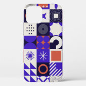 Het moderne Bauhaus is een gedurfd geometrisch pat Case-Mate iPhone Case (Achterkant)