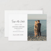 Het moderne Berichten van de Foto van het Manuscri (Voorkant / Achterkant)