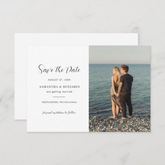 Het moderne Berichten van de Foto van het Manuscri (Voorkant / Achterkant)