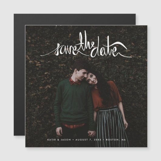 Het moderne Berichten van de Foto van het Manuscri (Voorkant / Achterkant)