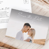 Het moderne Berichten van de Foto van het Manuscri Aankondigingskaart