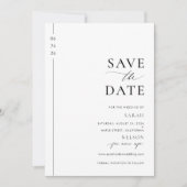 Het moderne Berichten van de Foto van het Manuscri Save The Date (Voorkant)