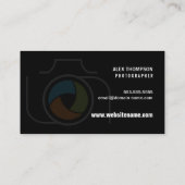 Het moderne Blind van de Kleur van de Camera van Visitekaartje (Achterkant)