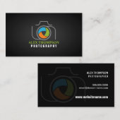 Het moderne Blind van de Kleur van de Camera van Visitekaartje (Voorkant / Achterkant)