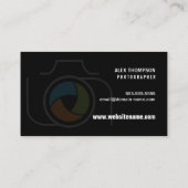 Het moderne Blind van de Kleur van de Camera van Visitekaartje (Achterkant)