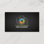 Het moderne Blind van de Kleur van de Camera van Visitekaartje (Voorkant)