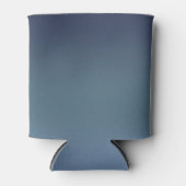 Het moderne Blue Navy gradient Waterverf stelsel Blikjeskoeler (Voorkant)