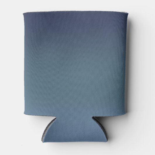 Het moderne Blue Navy gradient Waterverf stelsel Blikjeskoeler (Voorkant)