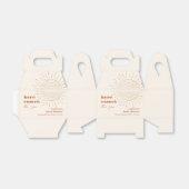 Het moderne Boho hier komt het Son Baby shower Bedankdoosjes (Uitgevouwen)