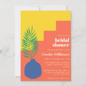 Het moderne Boho Vibrant Botanical Shapes Vrijgeze Kaart (Voorkant)