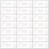 Het moderne Botanische Gastadres van het Manuscrip Sticker (Voorkant)