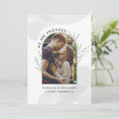 Het moderne Botanische Verloving Aankondiging (Staand voorkant)