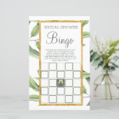 Het moderne Botanische Vrijgezellenfeest Bingo spe (Staand voorkant)