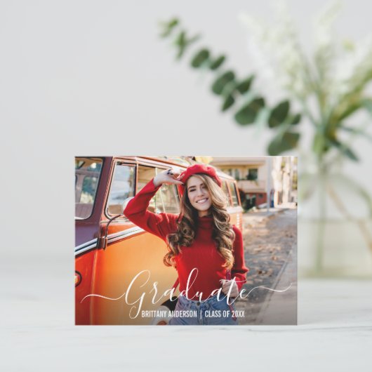 Het moderne Briefkaart van de Aankondiging van de  (Staand voorkant)