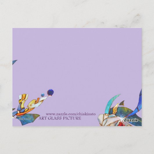 Het Moderne Briefkaart van het Huwelijk van de (Achterkant)