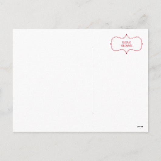 Het moderne Briefkaart van Kerstmis van de Boom (Achterkant)