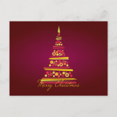 Het moderne Briefkaart van Kerstmis van de Boom (Voorkant)
