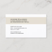 Het moderne bruidspaar Celebrant Visitekaartje (Voorkant)