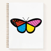 Het moderne Butterfly Notitieboek (Voorkant)