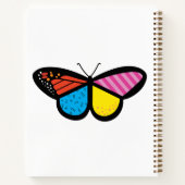 Het moderne Butterfly Notitieboek (Achterkant)