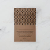 Het moderne Capricieuze Collectie van het Huwelijk Bedankkaart (Binnen)