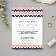Het moderne Chevron Wedding Collectie - Roze en ma
