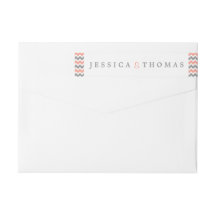 Het moderne Chevron Wedding Collectie - Roze & gri