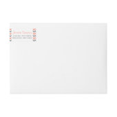 Het moderne Chevron Wedding Collectie - Roze & gri (Voorkant)