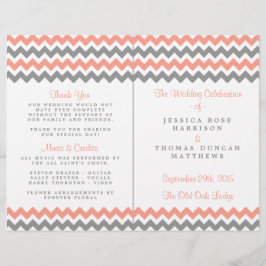 Het moderne Chevron Wedding Collectie - Roze & gri