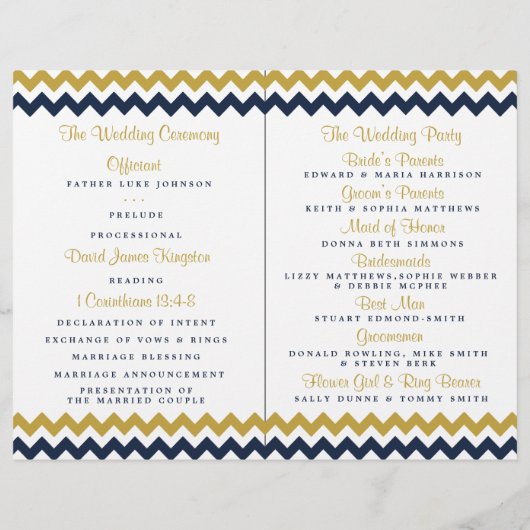 Het moderne Collectie van de Chevron Wedding - mar (Achterkant)