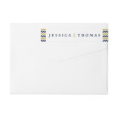 Het moderne Collectie van de Chevron Wedding - mar (Achterkant)