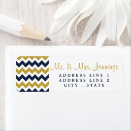 Het moderne Collectie van de Chevron Wedding - mar Etiket