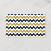 Het moderne Collectie van de Chevron Wedding - mar Informatiekaartje (Achterkant)