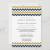 Het moderne Collectie van de Chevron Wedding - mar Kaart (Voorkant)