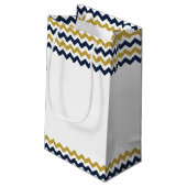 Het moderne Collectie van de Chevron Wedding - mar Klein Cadeauzakje (Achterkant Gekanteld)