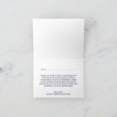 Het moderne Collectie van de marineslag Bedankkaart (Binnen)