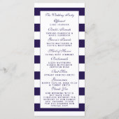 Het moderne Collectie van de marineslag Programmakaart (Achterkant)