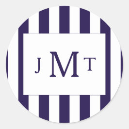 Het moderne Collectie van de marineslag Ronde Sticker