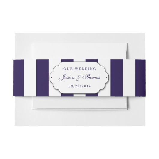 Het moderne Collectie van de marineslag Uitnodigingen Wikkel (Voorkant Voorbeeld)