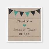 Het moderne Collectie van het Bunting Wedding van  Servet (Voorkant)