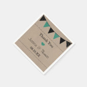 Het moderne Collectie van het Bunting Wedding van  Servet (Hoek)