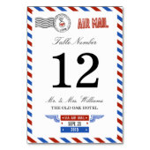 Het moderne Collectie van het luchtposthuwelijk Kaart (Achterkant)