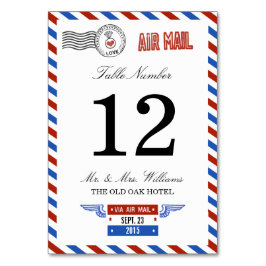 Het moderne Collectie van het luchtposthuwelijk Kaart